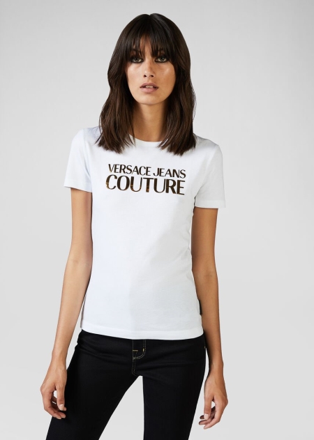 Versace Tone Logo T-shirt Dam - 531478RFB